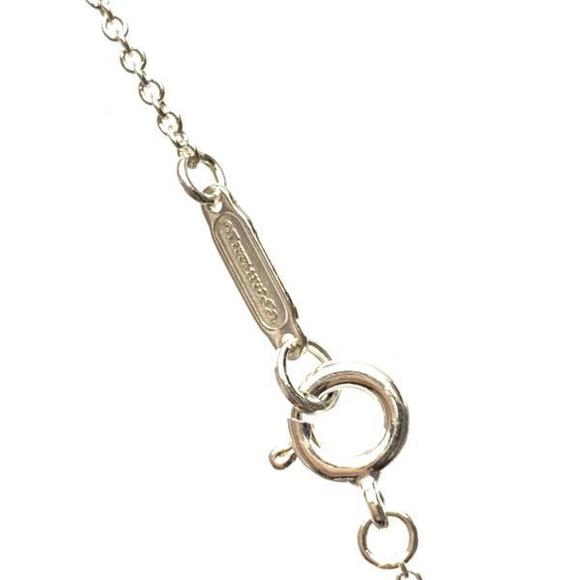 Tiffany Blue Double Heart Tag Necklace Silver - Picture 5 of 9